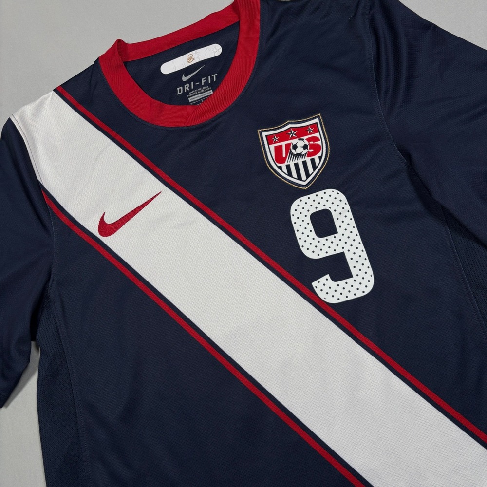 Nike Soccer Jersey Mens Small Blue USMNT USA National Team Courtnee 9‎ Authentic